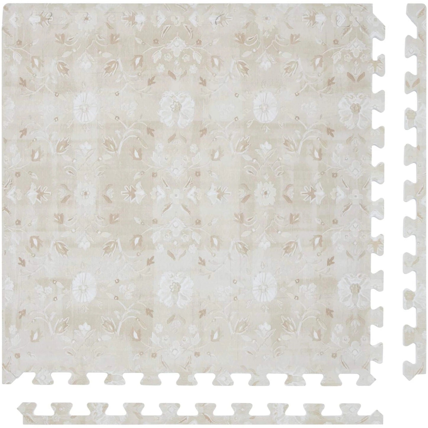 Gemma Chateau neutral floral play mat tile